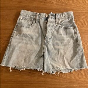 Madewell Mom Jean Shorts